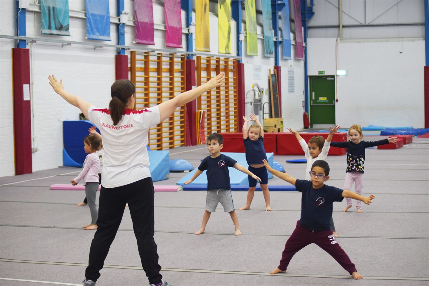 BGC gymnasts training today
