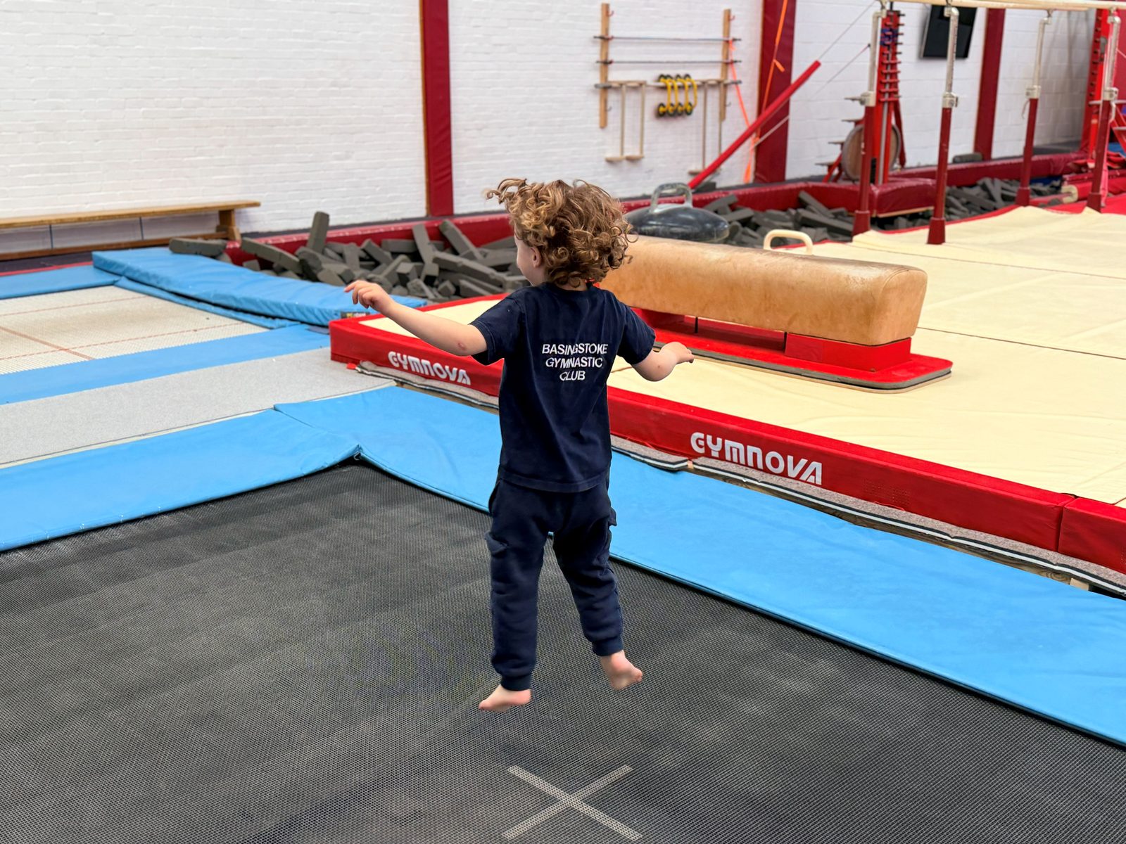 Preschool Rebound trampoline class at BGC