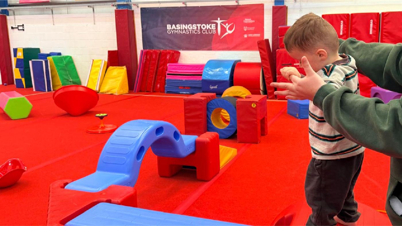 Preschool gymnastics equipment at BGC