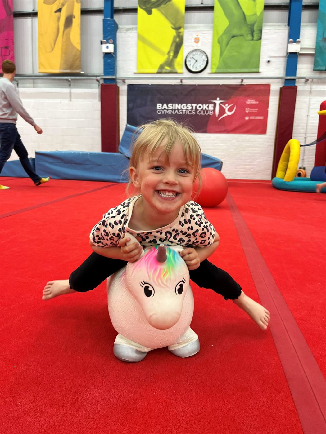 Pre-school gymnastics class
